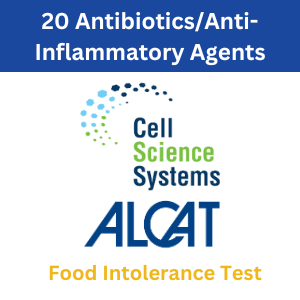 Walk-in-lab Lab Test: 20 Antibiotics/Anti-Inflammatory Agents - ALCAT Test Kit